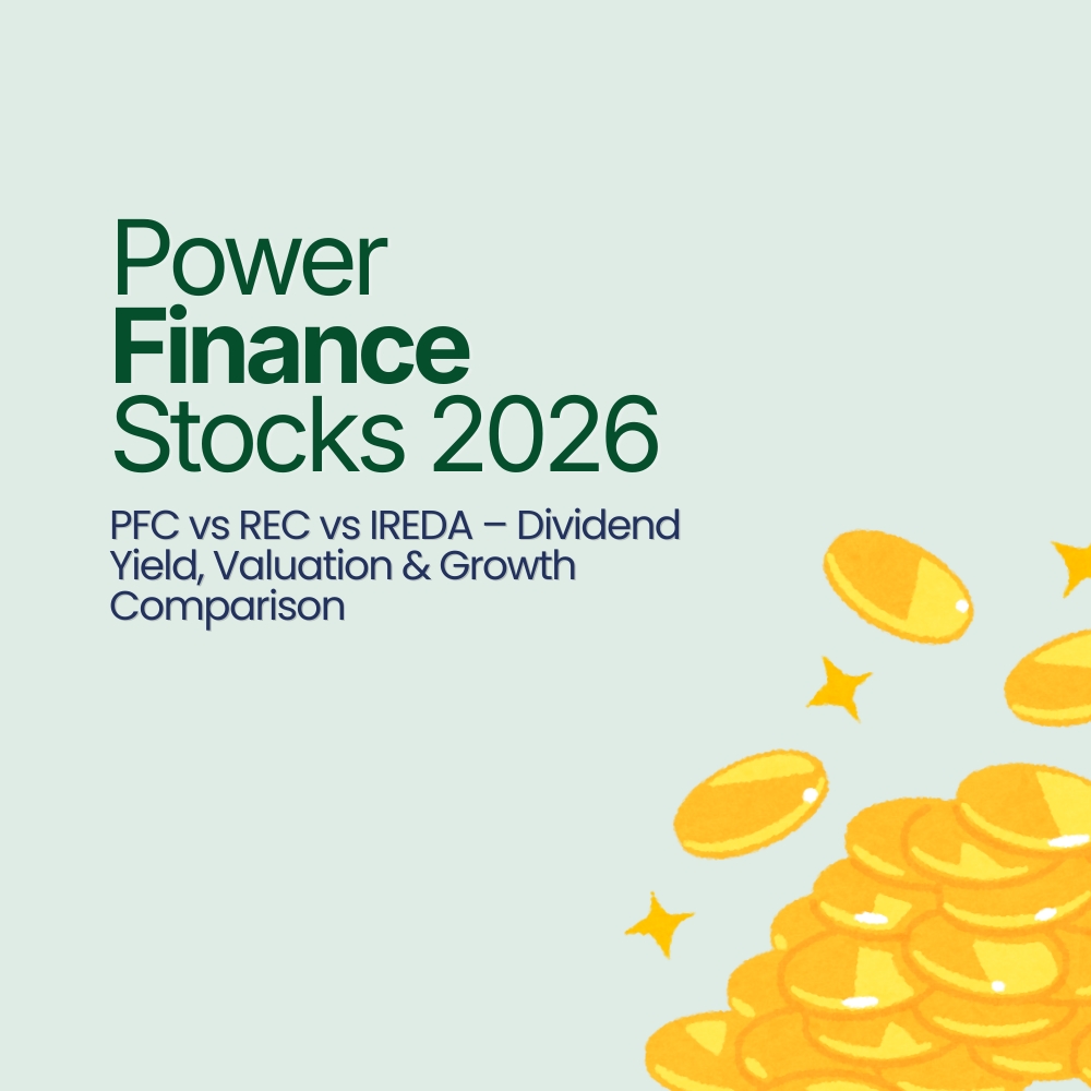 Featured image for Top Power Finance Stocks in India: Comparing PFC, REC & IREDA for 2026